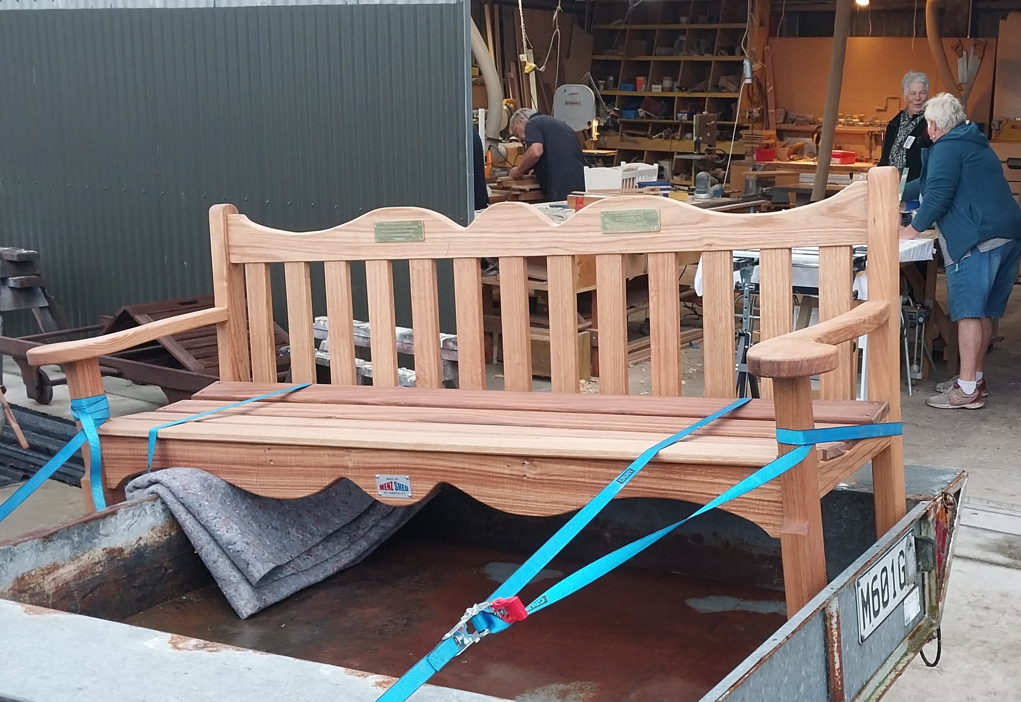 Woodworking projects at Amberley Menz Shed