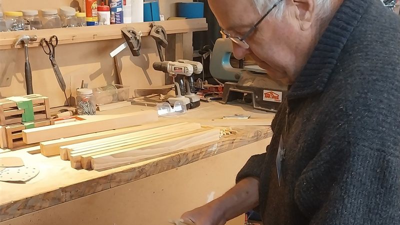 Repairs at the shed